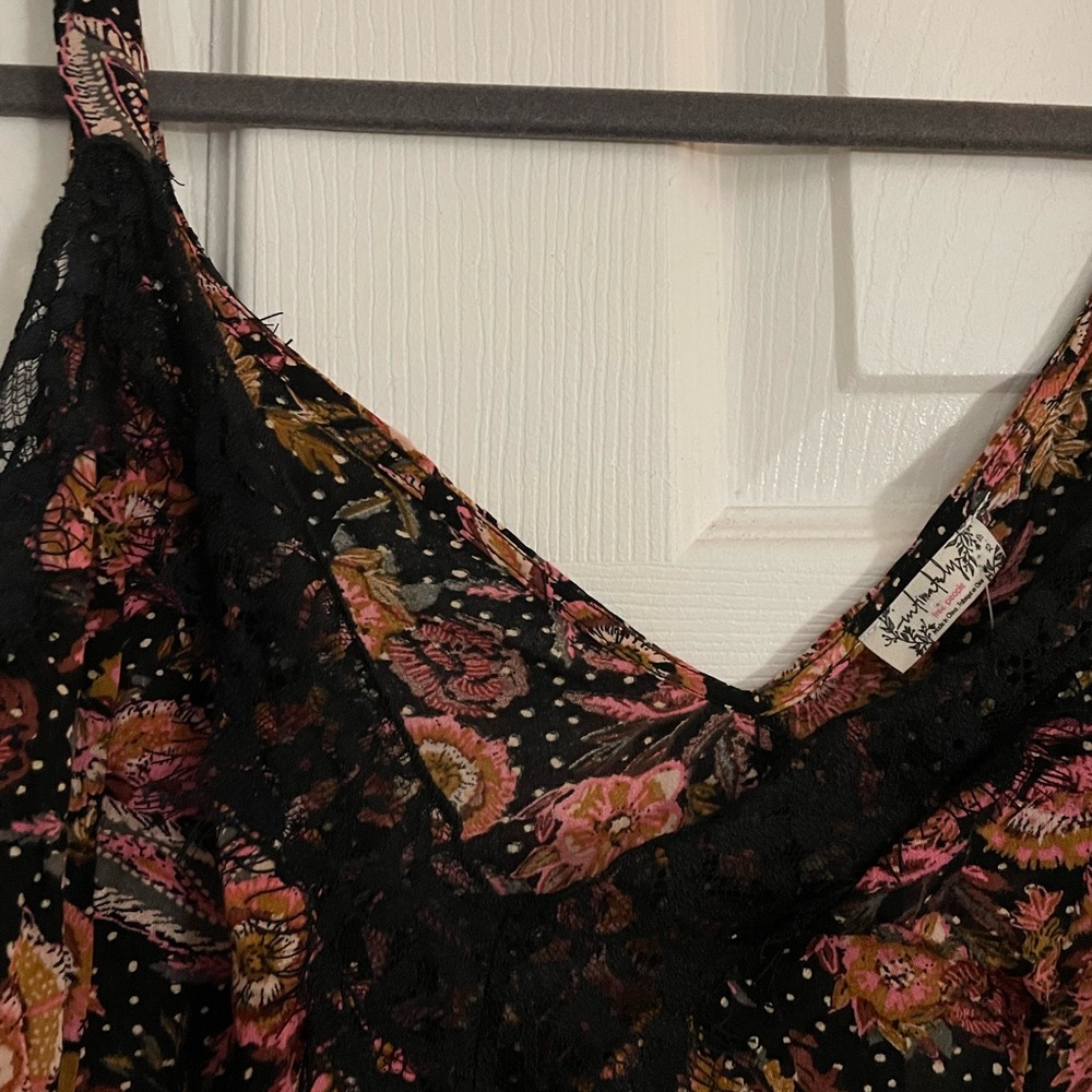 Free people NWT floral lace tank size xs - Picture 4 of 5